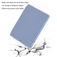 Étui de protection pour tablette à prix d'usine pour iPad Air 3 10,5 pouces Pro 2017, support pliable professionnel à trois volets, anti-chute avec emplacement pour stylet
