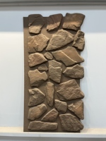 Pierre artificielle en polyuréthane, modèle 3D moderne, imitation de pierre naturelle en forme de champignon, panneau mural en PU, écologique, utilisation en intérieur