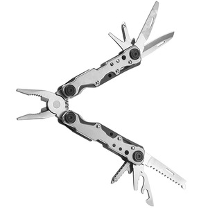 Pince multifonction en acier inoxydable 10 fonctions, couteau pliant, outils de survie pour le camping et la randonnée en extérieur - Product Image 2