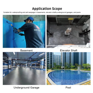 Revestimiento para Techos Exteriores, Sellador Resistente a Grietas para Paredes y Terrazas <span class=keywords><strong>de</strong></span> Concreto, Protección Impermeable - Product Image 5