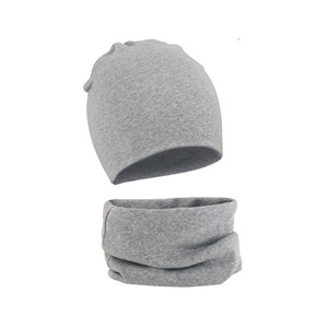 <span class=keywords><strong>Ensemble</strong></span> de 2 pièces <span class=keywords><strong>béret</strong></span> et <span class=keywords><strong>écharpe</strong></span> en coton pour enfants, couleur unie, bonnet chaud pour bébé, pour hommes et femmes, styles automne et hiver - Product Image 5