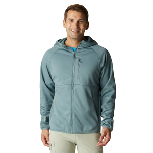 Veste Softshell en Toile à Fermeture Éclair au Design Unique pour Hommes, Haute Qualité, Imperméable, à Capuche, Style Vintage, Veste d'Automne - Product Image 1