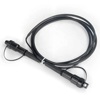 Cordon de raccordement en fibre optique robuste pour extérieur, résistant aux UV, ignifuge, étanche IP67, avec interface LC/SC/MPO