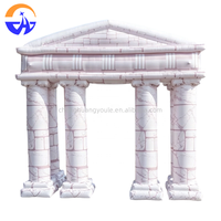 Arche de temple gonflable géante personnalisable, modèle d'architecture ancienne, diverses activités promotionnelles, accessoires de décoration publicitaire