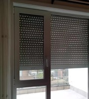 Persianas Enrollables Automáticas de Aleación de Aluminio con Control Remoto, Ahorro de Energía, Resistentes a la Intemperie, Seguras, Tamaño Personalizado para Villa