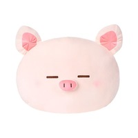 Peluche cochon mignonne à tête volumineuse, coussin doux, pour machine à attraper les peluches