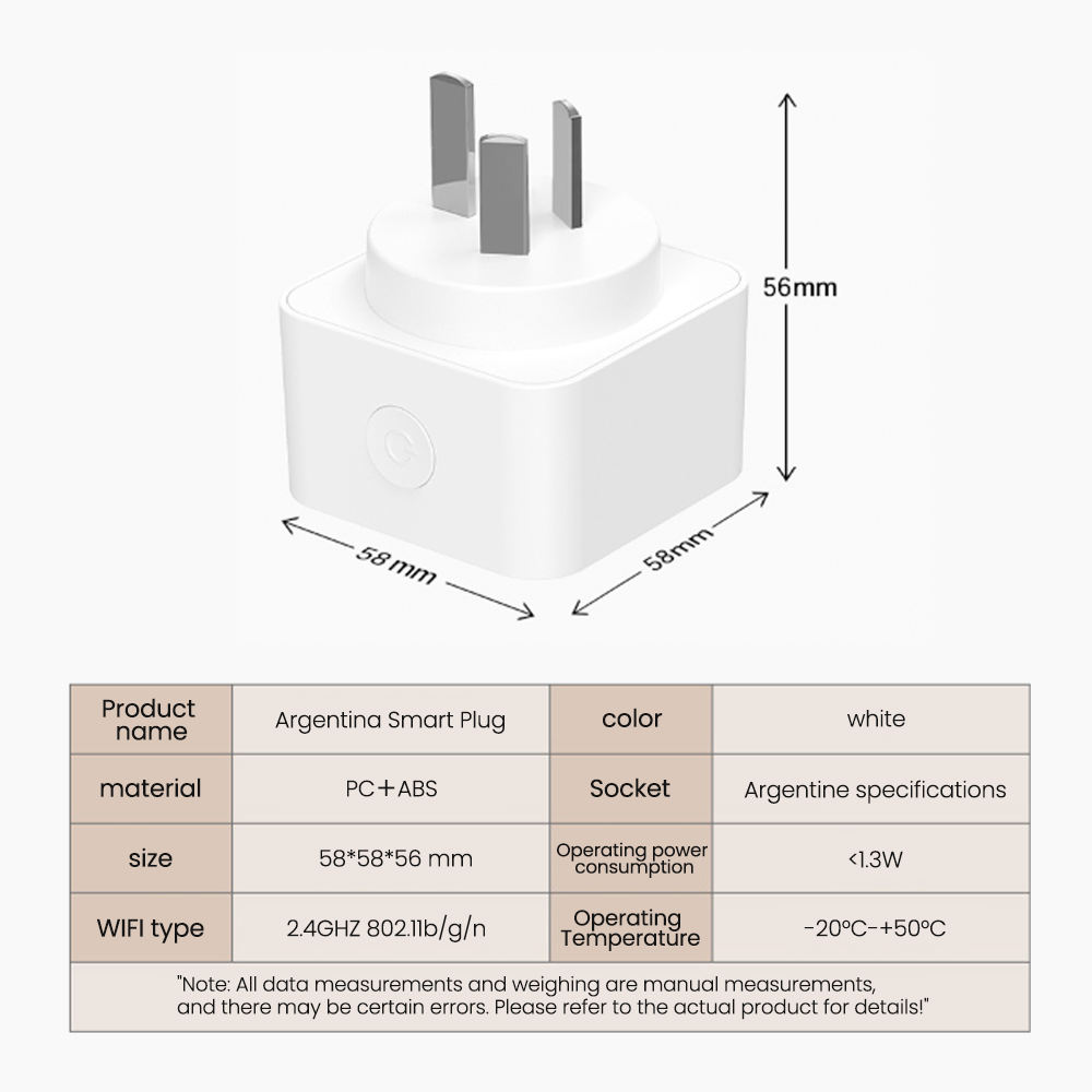 HONONK65 Argentine Tuya Smart Socket WiFi Smartphone Voice Remote Timer Switch Standard Zigbee 3
