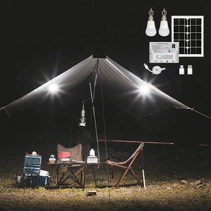 Precio de fábrica al por mayor 5000Mah Mini Home Use Solar Light System Kit Solar Led Camping Bombilla Luz - Product Image 3