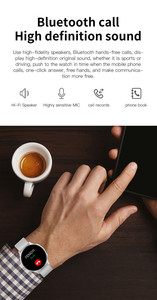 Tại 2 Vòng Thông Minh Đồng Hồ Bluetooth Cuộc Gọi Nhịp Tim Huyết Áp Đa Chế Độ Thể Thao Thông Minh Đồng Hồ Cho Phụ Nữ Người Đàn Ông - Product Image 4