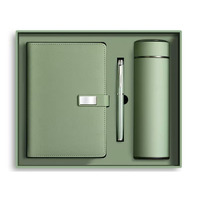 Articles cadeaux de luxe promotionnels en gros, bloc-notes, cadeau d'affaires, bloc-notes personnalisable, ensemble cadeau tasse isotherme avec stylo et bouteille