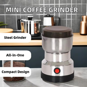 Electric Automatic Portable <b>Coffee</b> <b>Grinder</b> Stainless Steel Blade Eco-Friendly High Efficiency Easy Clean French Household - Product Image 3