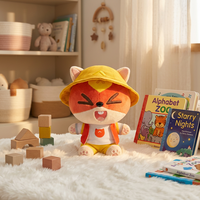 Fabricant de jouets en peluche personnalisés, renard amusant en peluche de 10 cm, OEM ODM pour cadeaux en gros et vente au détail