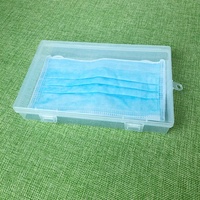 Conteneur de stockage alimentaire en plastique rigide recyclable PP rectangulaire à charnières simples