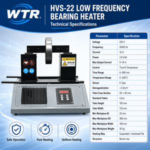 เครื่องทำความร้อนแบบเหนี่ยวนำขนาดเล็กจากจีน 220V/380V 400 วัตต์ สำหรับอุณหภูมิ 20-300 องศาเซลเซียส สำหรับทำความร้อนภายในแบริ่ง มอเตอร์ พัดลม - Product Image 5