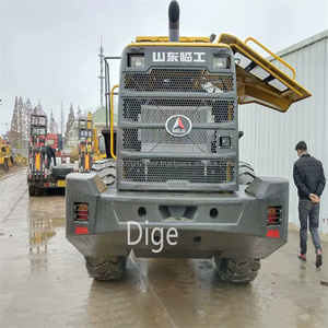 Cargador de rueda delantera de 5 toneladas Shandong Lingong 956F usado, bomba de Motor Cummins multifuncional de alta calidad original de China para - Product Image 4