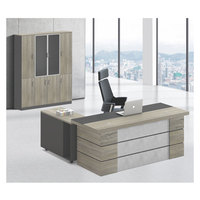 Fabricant de Luxe personnalisé en bois mobilier de bureau table d'appoint L forme bureau moderne