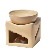 Lampe à huile en céramique artisanale, diffuseur d'huiles essentielles parfumées pour la maison, le bureau et la chambre, technique religieuse