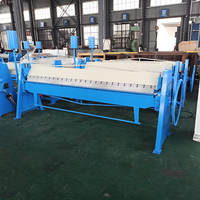 Plieuse de tôle manuelle de haute qualité 2000mm 8ft 2500mm pour acier au carbone/plaque d'acier doux
