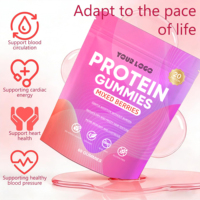 Fabricant OEM de Gummies Protéinés Végétaliens à Marque Blanche – Isolat de Protéine de Pois à Base Végétale pour la Récupération et la Croissance Musculaire, 60 Unités