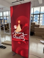 Papan Display Kain Seg Tension Modular Aluminium Portabel dengan Cetak Sublimasi Pewarna untuk Pameran Dagang Bersertifikasi ISO