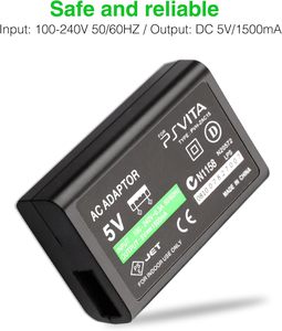 Cargador de Pared con Adaptador de CA de 5 V y 1,5 A Compatible con Sony PlayStation Vita 1000, Cargador para PS Vita - Product Image 4