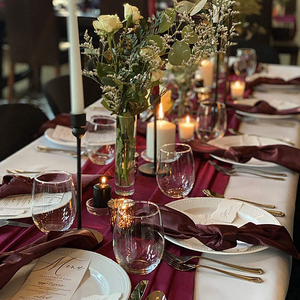 Nappe <span class=keywords><strong>de</strong></span> <span class=keywords><strong>table</strong></span> en <span class=keywords><strong>mousseline</strong></span> <span class=keywords><strong>de</strong></span> <span class=keywords><strong>soie</strong></span> grise transparente, style européen et américain, pour décoration <span class=keywords><strong>de</strong></span> mariage et <span class=keywords><strong>de</strong></span> fête - Product Image 5