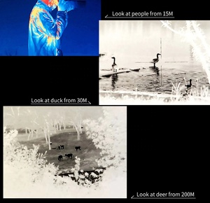 Hti 1300m nhiệt hình ảnh phạm vi cho săn bắn 384*288 54 Mét <span class=keywords><strong>16X</strong></span> nhiệt hình ảnh bằng một mắt máy ảnh nhiệt hình ảnh PIP - Product Image 2