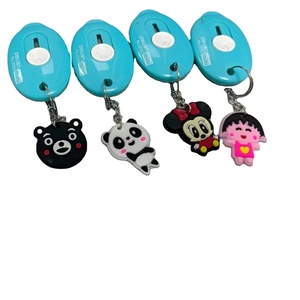 Custom Logo 2d Soft PVC llaveros Keychain for Gift Anime Rubber Key Chain 2D Silicone Rubber Key Chains for Gift