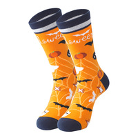 Chaussettes d'Halloween de haute qualité, motif fantôme, chauve-souris, vampire, design original, chaussettes mi-hautes grande taille pour hommes