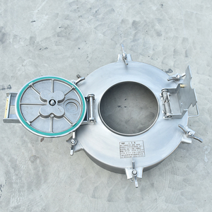 Couvercle de manhole antidéflagrant à six griffes en acier inoxydable 304 DN500 à ouverture rapide, utilisé pour les véhicules chimiques - Product Image 6