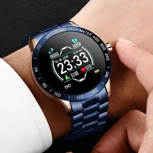 2022หน้าจอสัมผัสเต็มรูปแบบโทรสมาร์ทนาฬิกาวัดความดันโลหิตติดตามการออกกำลังกายนาฬิกาข้อมือ