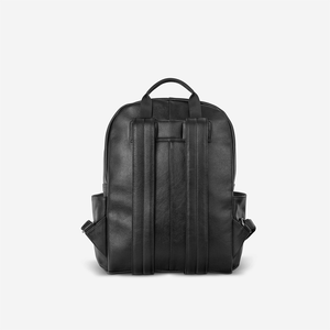 Low Price Genuine <b>Leather</b> <b>Backpack</b> Unisex Softback Minimalist Design Zipper Closure Daily <b>Large</b> Capacity <b>Backpack</b> - Product Image 2