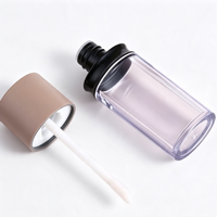 Tube de brillant à lèvres anti-déversement en plastique ABS/AS à paroi épaisse, emballage vide pour blush liquide DIY avec logo personnalisé, vente en gros de flacons de brillant à lèvres