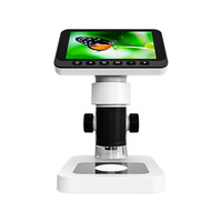 High Quality Educational 1080p Lithium Battery Children's Microscope Scientific Kids Exploration Stem Toy 2 One Digital