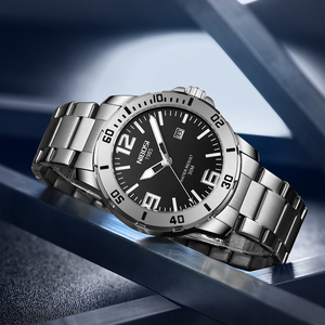 นาฬิกาควอตซ์กันน้ำ <span class=keywords><strong>Nibosi</strong></span> 2589 ขายส่ง<span class=keywords><strong>ราคา</strong></span>ถูก แฟชั่นธุรกิจหรูหรา สายสแตนเลส นาฬิกาข้อมือผู้ชาย - Product Image 5