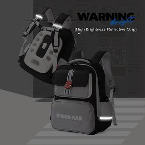 Mochila Escolar Unisex <span class=keywords><strong>de</strong></span> Gran Capacidad con Diseño <span class=keywords><strong>de</strong></span> Spider-Man, Impermeable, <span class=keywords><strong>de</strong></span> Oxford, con Cierre, Diseño Simple y Moderno - Product Image 5