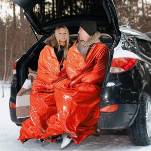 Saco de dormir de emergencia Mantas térmicas de emergencia para supervivencia, manta de emergencia y saco térmico Bivy para acampar al aire libre - Product Image 6