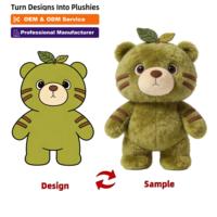 Ours en peluche Teddy Bear conforme ASTM CPC, produit de parc d'attractions Forest Bear, peluche personnalisée