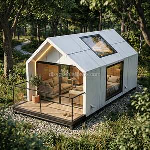 <span class=keywords><strong>Maison</strong></span> capsule moderne <span class=keywords><strong>à</strong></span> toit en pente 8,5 m, <span class=keywords><strong>maison</strong></span> préfabriquée modulaire de luxe, cabane de glamping 28 m², villa en aluminium, mini-<span class=keywords><strong>maison</strong></span> de villégiature, ADU - Product Image 1