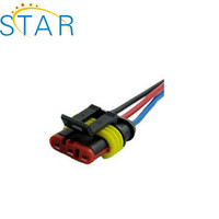 Connecteur de câblage automobile série 1.8, 1 à 6 broches, étanche IP66, contacts en laiton, 12A, homologué UL, prise mâle/femelle