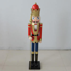 Palmy nuovo negozio di artigianato in legno 120cm di grandi dimensioni schiaccianoci di <span class=keywords><strong>natale</strong></span> - Product Image 4