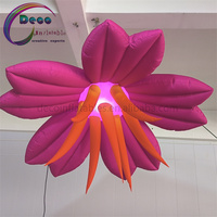 Costume gonflable géant de ballon de fleur gonflable pour le modèle extérieur de parties d'événements avec le ventilateur de lampe de LED pour des décorations