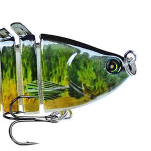 Señuelo de Pesca Segmentado Multiarticulado de Hundimiento Lento para Agua Dulce y Salada, Kit de Señuelos de Natación al por Mayor - Product Image 3