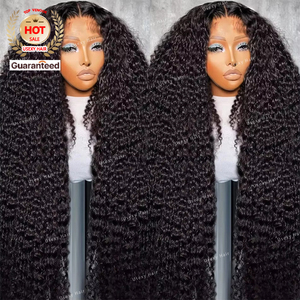 Mật Độ 250 HD 13x6 Trong Suốt Sâu Sóng Tóc Con Người Ren Phía Trước Tóc Giả 30 40 Inch 13x4 Nước Xoăn Ren Phía Trước Tóc Giả Tóc Con Người - Product Image 1