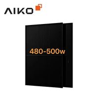 Panel Surya Monokristalin Tipe-N AIKO Neostar 3P54 AIKO-A-MCE54Mw 470-500W Daya Tinggi, Mendukung Grosir untuk Perusahaan EPC Surya