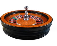 Goldfarbenes Hochwertiges Professionelles 32-Zoll-Roulette-Rad zum Verkauf
