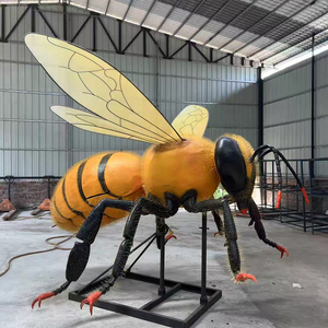 Escultura de abeja realista gigante llamativa-Modelo de insecto a gran escala hiperrealista para jardín al aire libre y exhibición comercial - Product Image 3