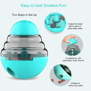 Toptan interaktif ve hareket kedi ve köpek bakımı dağıtıcı Tumbler & oyuncak gıda top Pet malzemeleri - Product Image 3
