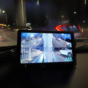 車2-in-1デュアルレンズバックアップカメラ防水720P 1080P AHDブラインドスポットアシスト左右サイドビュー非掘削 - Product Image 6