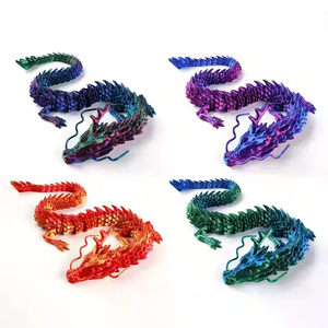 <span class=keywords><strong>Panlong</strong></span> Jouet Dragon Articulé Unisexe Imprimé en 3D, Flexible et Articulable, Animaux et Dinosaures Créatifs en Plastique - Product Image 1